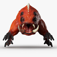 Lizard Demon 3D CGI Render