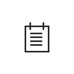 NOTE ICON TEMPLATE DESIGN