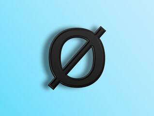 Obraz premium 3D rendering of Alphabets