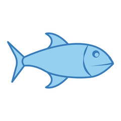 fish, icon, color, vector, illustration, desing, logo, teplate, flat,style