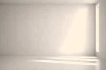 A minimalist room with gentle lighting - AI Technology