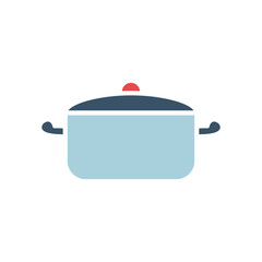 frying pan, icon, color, vector, illustration, desing, logo, teplate, flat,style