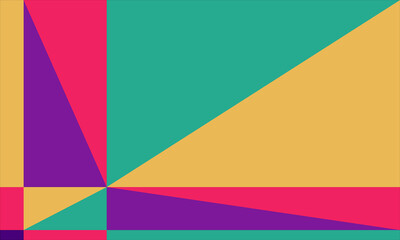 Obraz premium abstract background geometrical colorful colors. Vector Illustration with place for your text
