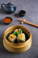 siomai, shu mai, chinese dimsum, selective focus