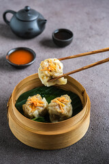 siomai, shu mai, chinese dimsum, selective focus