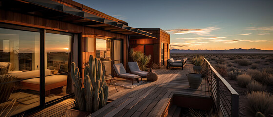 Desert Rooftop Deck