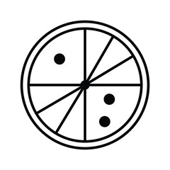 radar, icon, line, vector, illustration, desing, logo, teplate, flat,style