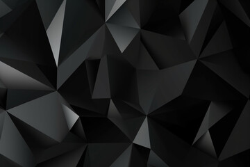 Obraz premium black abstract geometric background