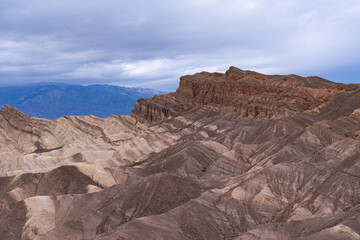 Mountain textures with sky