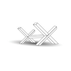 Illustration vector graphic of  a simple line beduk holder. flat modern simple design style. suitable for flyers, greeting cards, banners etc. vector design template