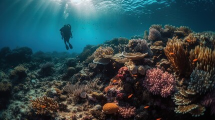 Fototapeta na wymiar Underwater Realm