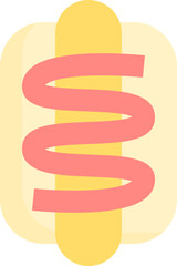 hotdog flat icon