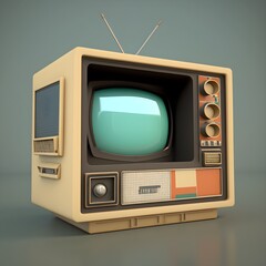 A television created with generative AI tools