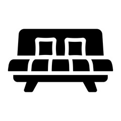 sofa glyph icon