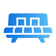 sofa gradient icon