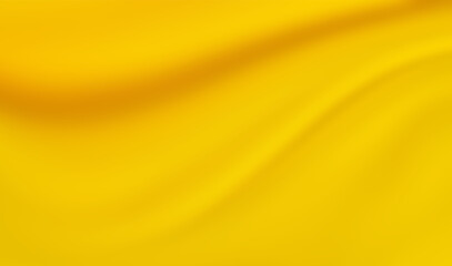 Pattern of luxurious golden yellow fabric texture. Beautiful. Abstract background of fabric waves.
