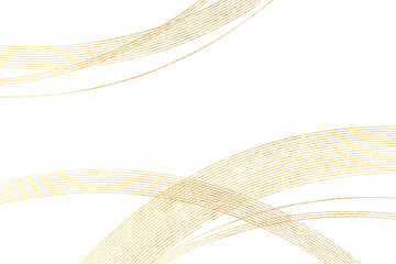 Fototapeta ブラシのストローク　金色　背景素材（アブストラクト） obraz
