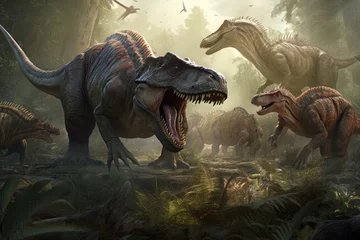 Poster tyrannosaurus rex dinosaur © justagirl