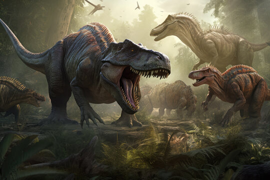 Fototapeta tyrannosaurus rex dinosaur