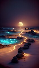Sunrise over the sea