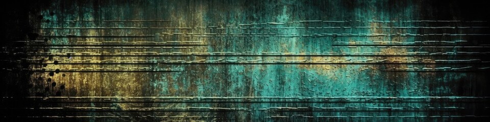 Luminescence Scratched Metal Texture Background. Generative AI