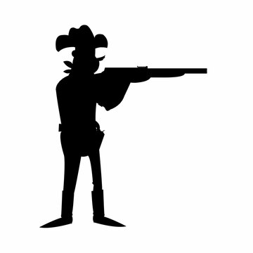 silhouette of a soldier with a rifle