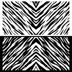 black and white seamless pattern animal