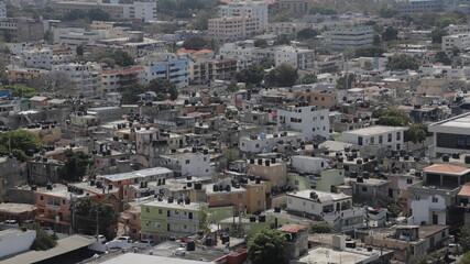 Gran residencial urbano de bajo recuersos en la cuidad de republica dominicana.