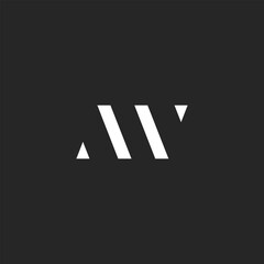 modern creative AV logo designs