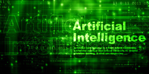 2d rendering Artificial Intelligence (AI) concept