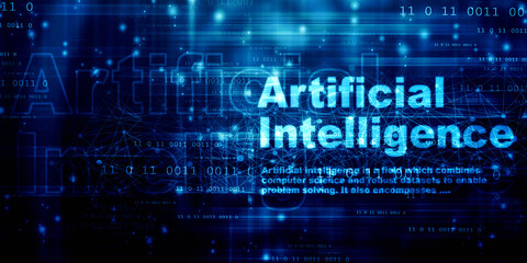 2d rendering Artificial Intelligence (AI) concept