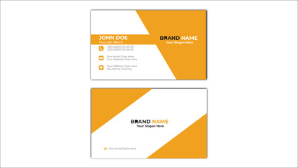 business card design creative modern 
name and double-sided template. Horizontal vector illustration, 
Portrait and landscape orientation. Simple and clean business
card. 
