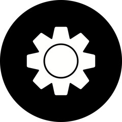 Settings Glyph Inverted Icon