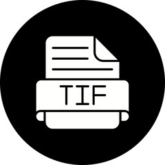 Tif Glyph Inverted Icon