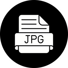 Jpg Glyph Inverted Icon