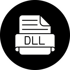 Dll Glyph Inverted Icon