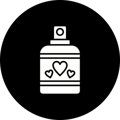 Perfume Glyph Inverted Icon