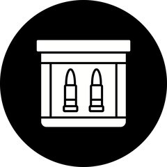 Evidence Glyph Inverted Icon