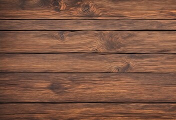 Naklejka premium A wooden wall with a brown wood background that has a wooden texture that says wood grain.