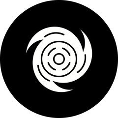 Galaxy Glyph Inverted Icon