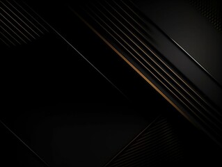 Generative AI. Black and gold background