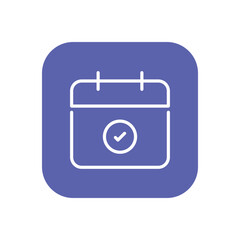 Calendar icon vector stock.