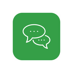 Chat icon vector stock.
