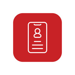 Profile icon vector stock.