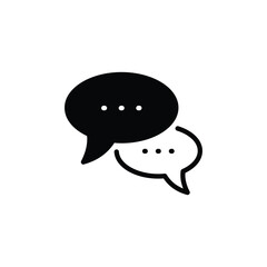 Chat icon vector stock.