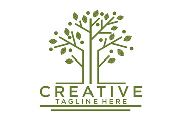 Obraz premium creative leaf and olive oil logo design icon