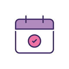 Calendar icon vector stock.