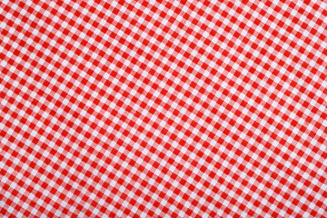 red white plaid tablecloth background