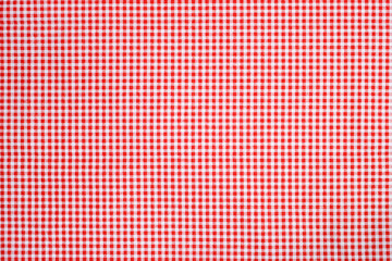 red white plaid tablecloth background