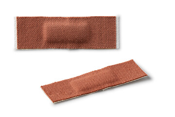 medical plaster on a white